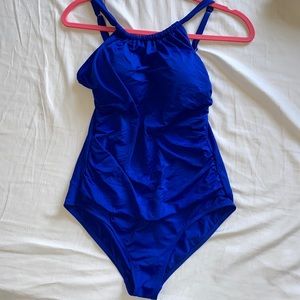 One piece Cobalt Blue bathing suit